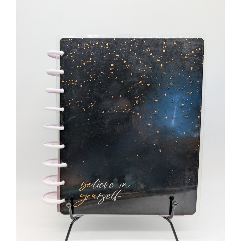 Happy Planner Black Believe In Yourself Inspirational Self Care